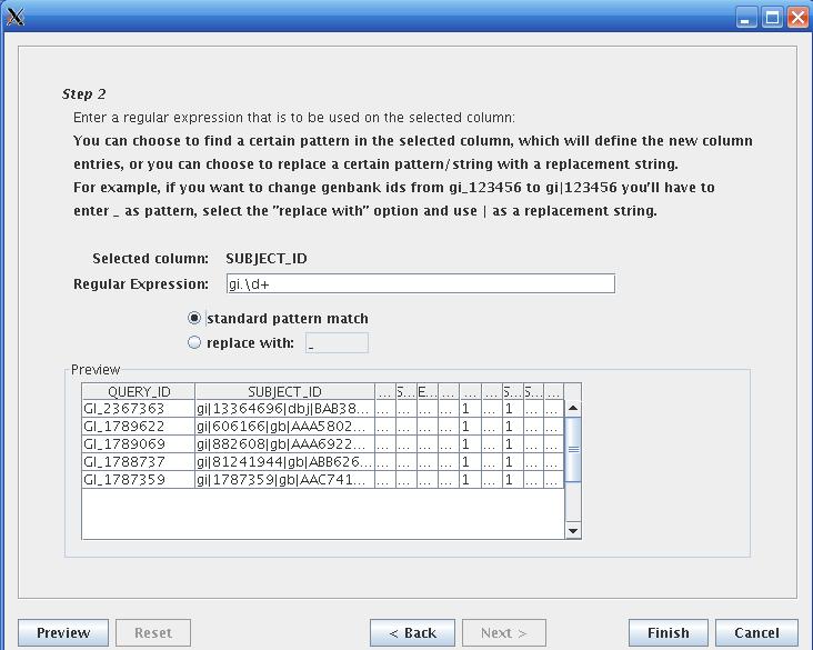 regexshot RegEx dialog step3